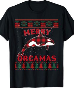 Orca Killer Whales Pajama Shirt Ugly Christmas Sweater T-Shirt