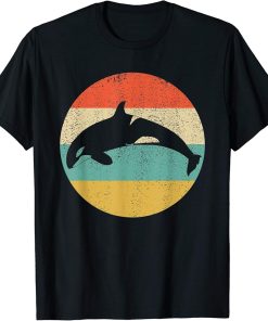 Orca Killer Whale Vintage Retro Gift T-Shirt