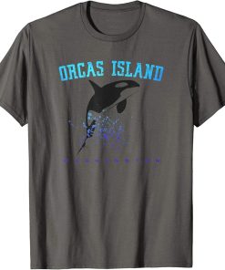 ORCAS ISLAND WASHINGTON Killer Whale Dolphin Lover Souvenir T-Shirt