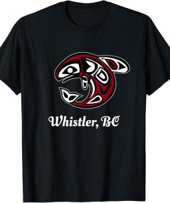 BC Canada Whistler Native Tribal Orca Killer Whale T-Shirt